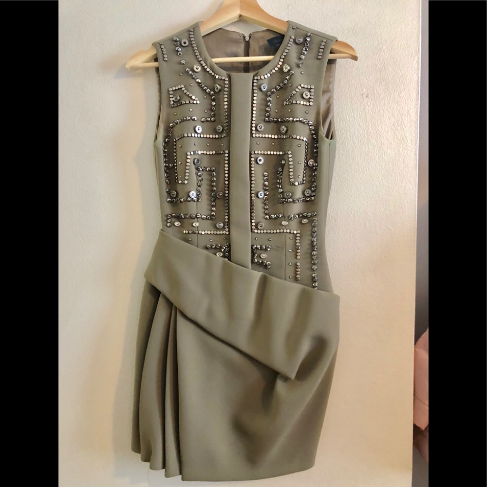 Halston neoprene cocktail dress